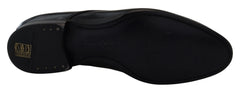 Dolce & Gabbana Black Leather Formal Dress Shoes - Shoes