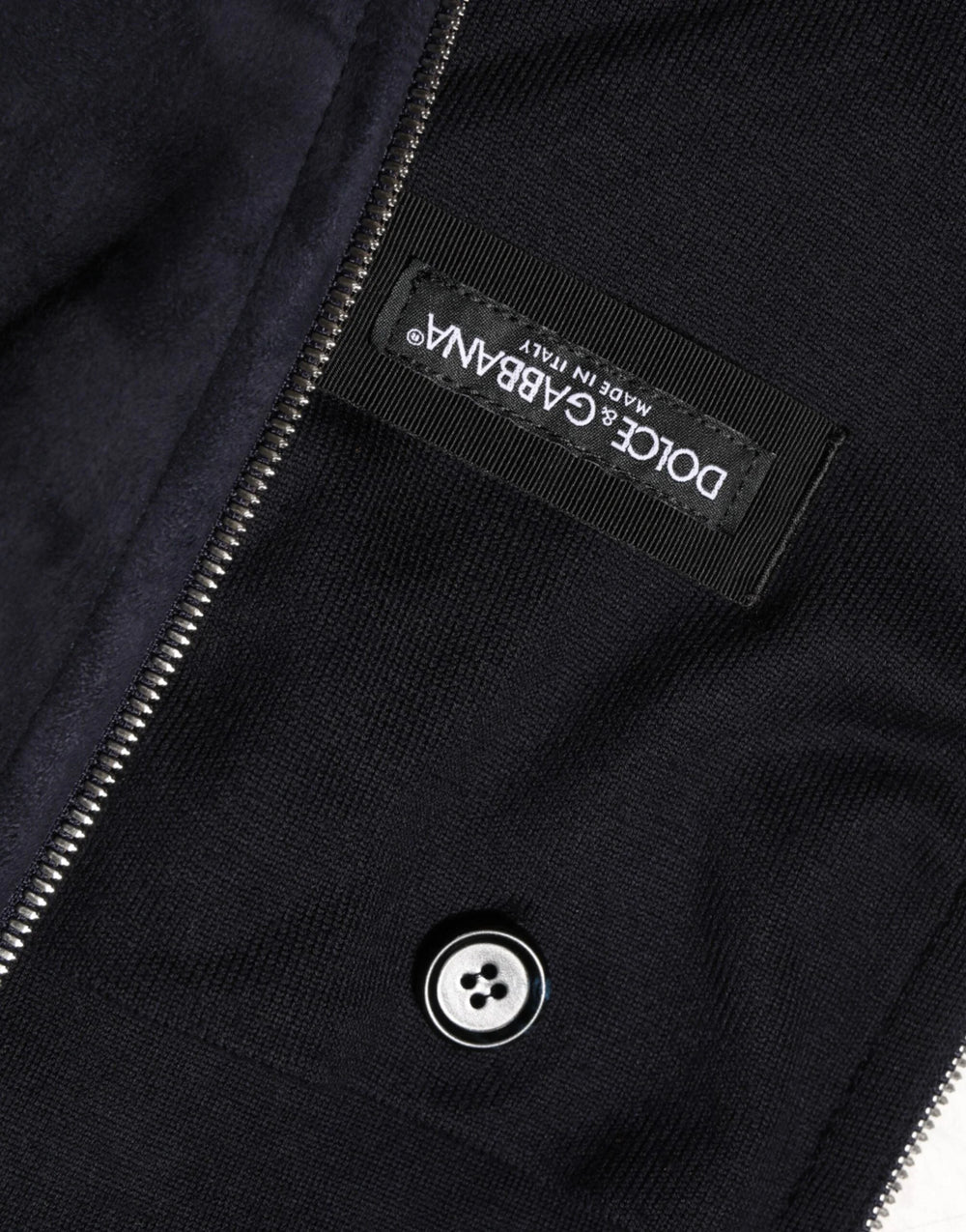 Dolce & Gabbana Black Leather Full Zip Hooded Blouson Jacket - IT50 | L - Bomber Jackets