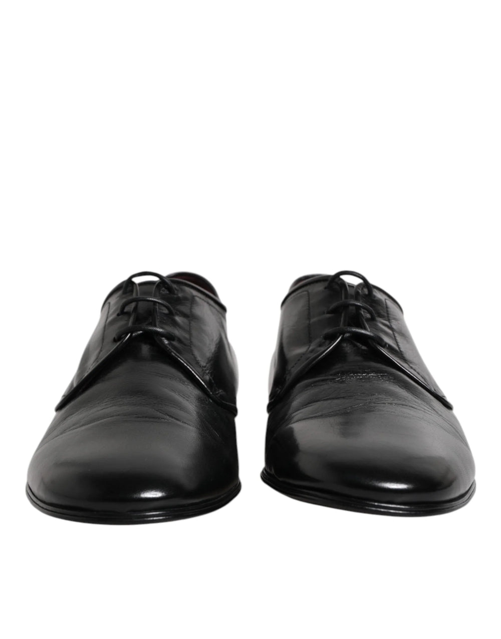 Dolce & Gabbana Black Leather Lace Up Derby Dress Formal Shoes - EU43/US10 - Shoes