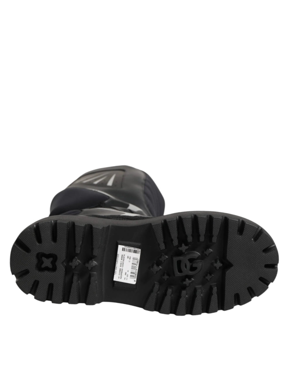 Dolce & Gabbana Black Leather Mid Calf Biker Boots Shoes - EU39/US8.5