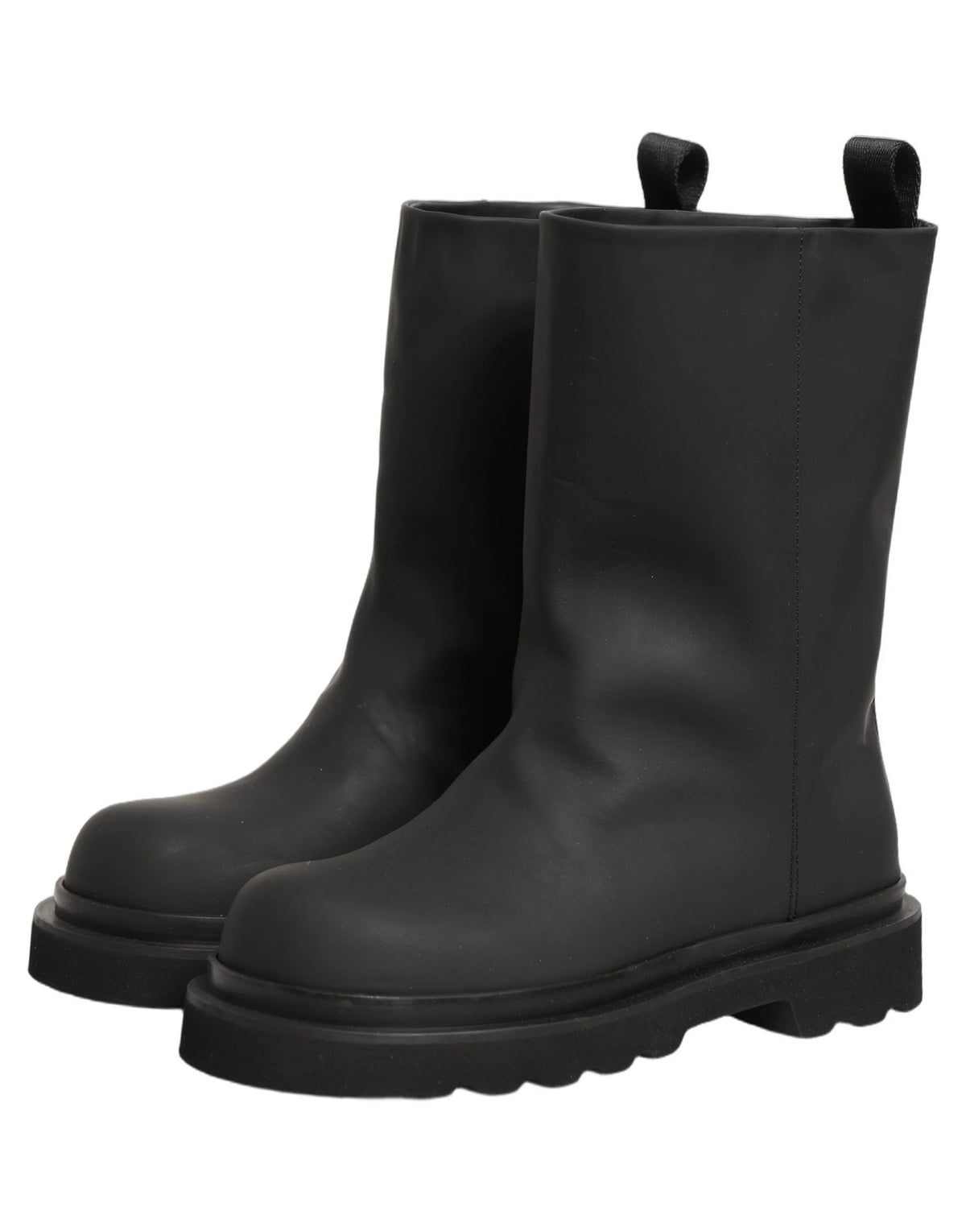 Μπότες δερμάτινες μαύρες Chunky Dolce & Gabbana - EU42/US9