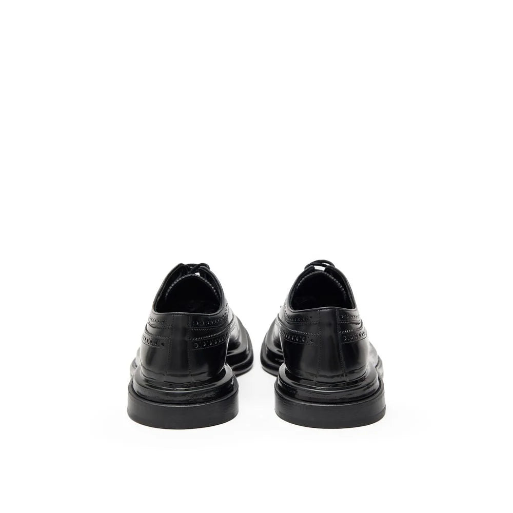 Dolce & Gabbana حذاء مريح جلدي أسود - EU44.5/US11.5