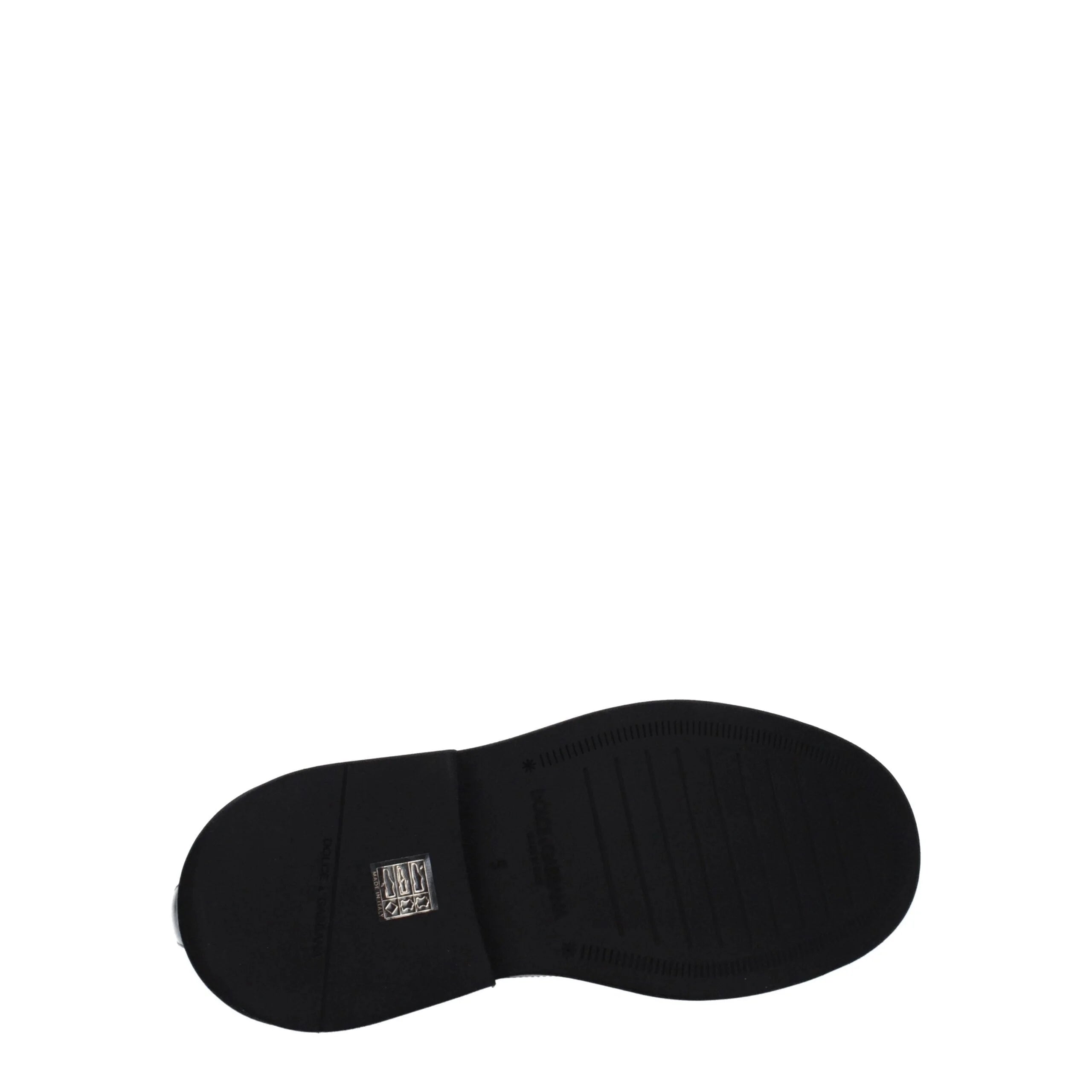 Dolce & Gabbana Black Leather Oxfords And Derbies - EU40/US7