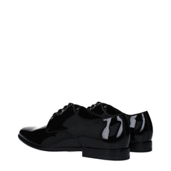 Dolce & Gabbana Black Leather Oxfords And Derbies - EU41.5/US8.5
