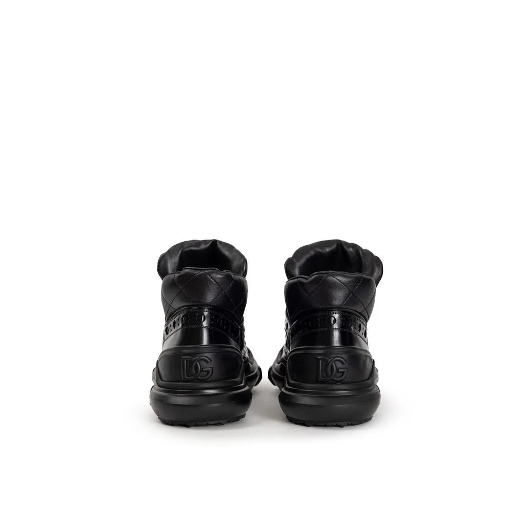 Dolce & Gabbana Black Leather Oxfords And Derby - EU42/US9 - Shoes