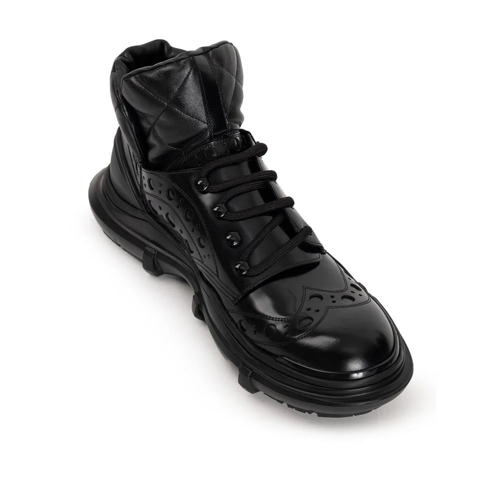 Dolce & Gabbana Black Leather Oxfords And Derby - EU42/US9 - Shoes