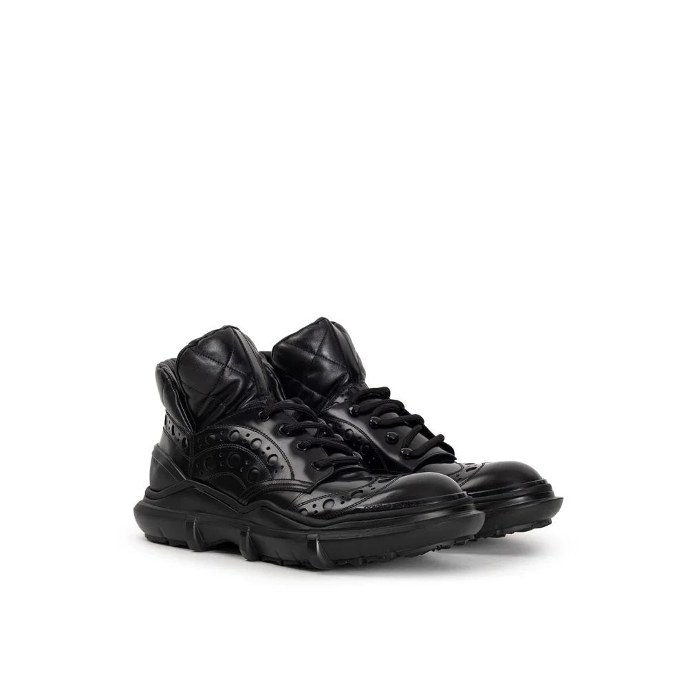 Dolce & Gabbana Black Leather Oxfords And Derby - EU42/US9 - Shoes