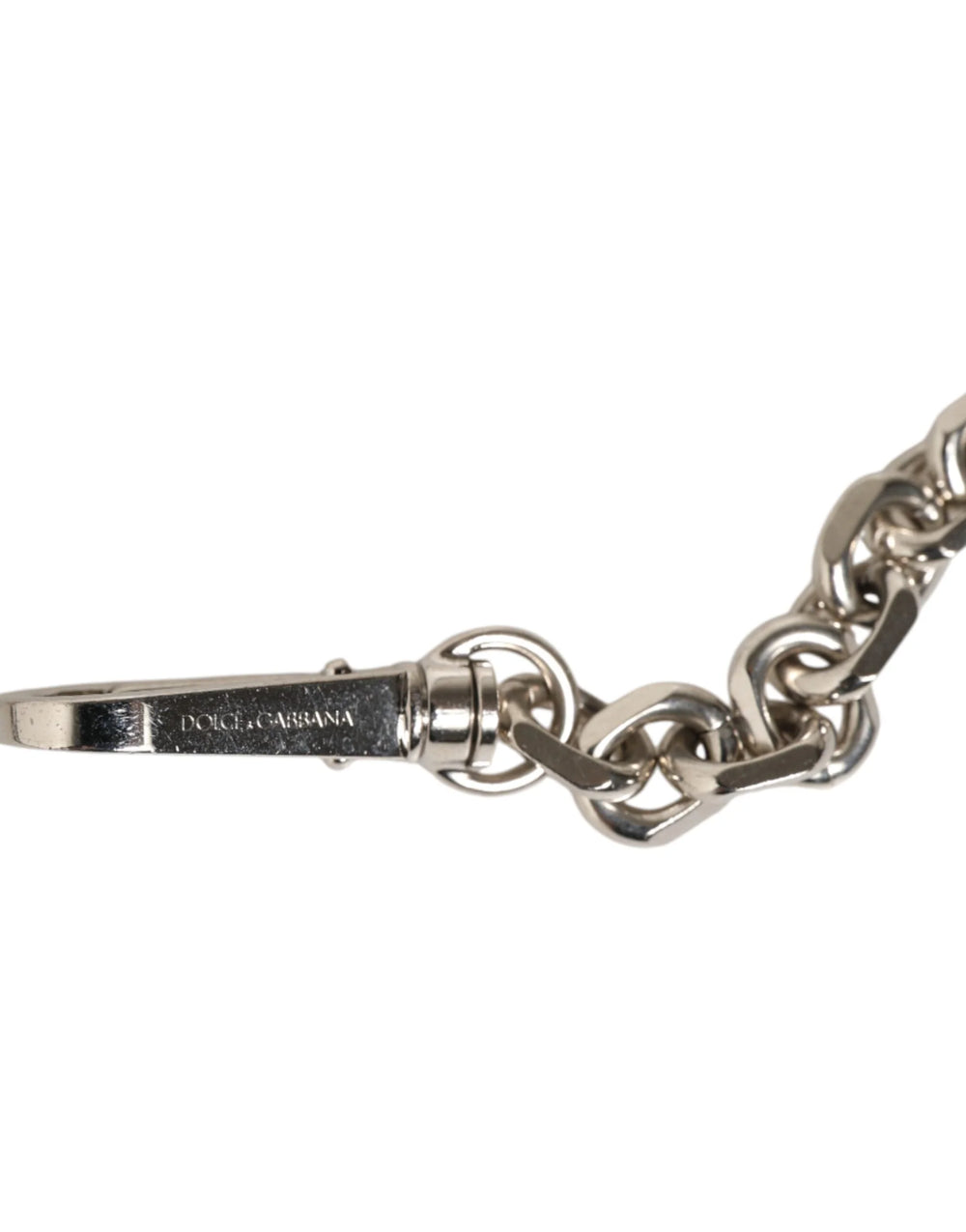 Dolce & Gabbana Black Leather Pearl Chain Bag Accessory Shoulder Strap - Bag Straps & Handles