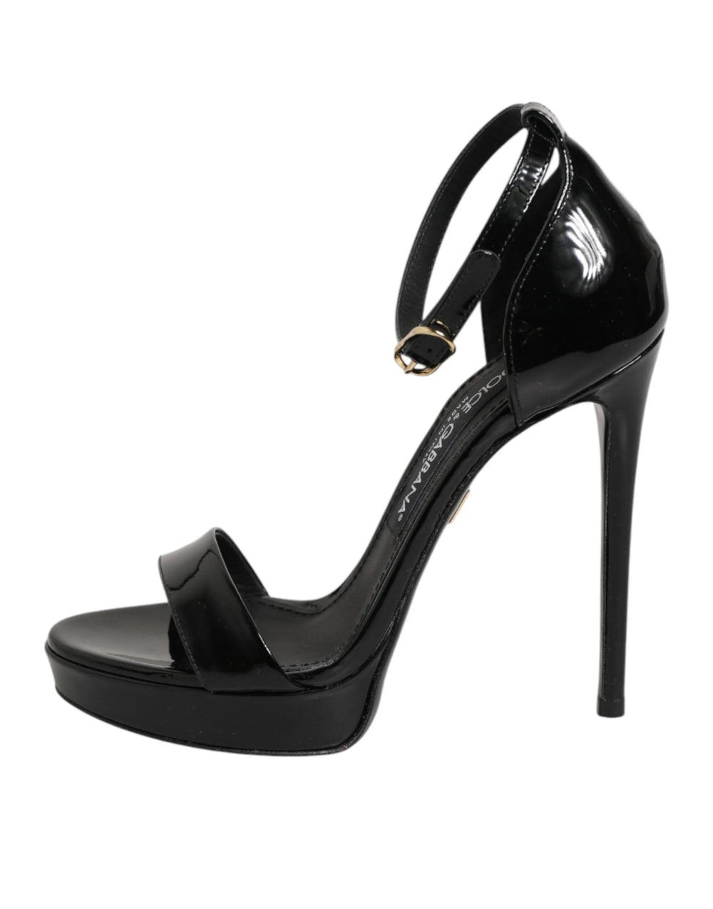 Dolce & Gabbana Black Leather Platform Keira Sandals Shoes - EU36/US5.5 - Sandals