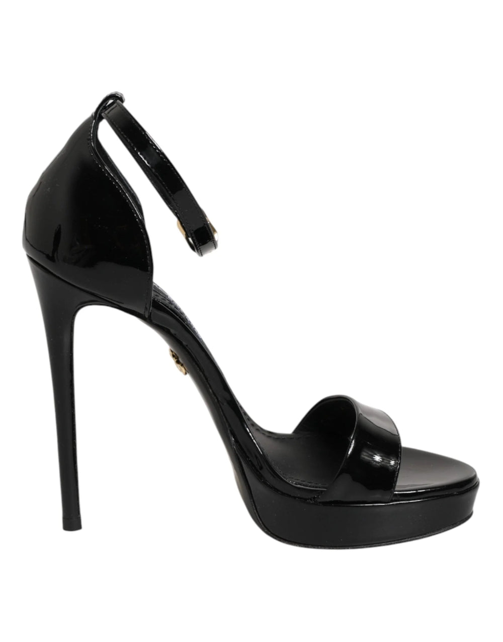 Dolce & Gabbana Black Leather Platform Keira Sandals Shoes - EU36/US5.5 - Sandals