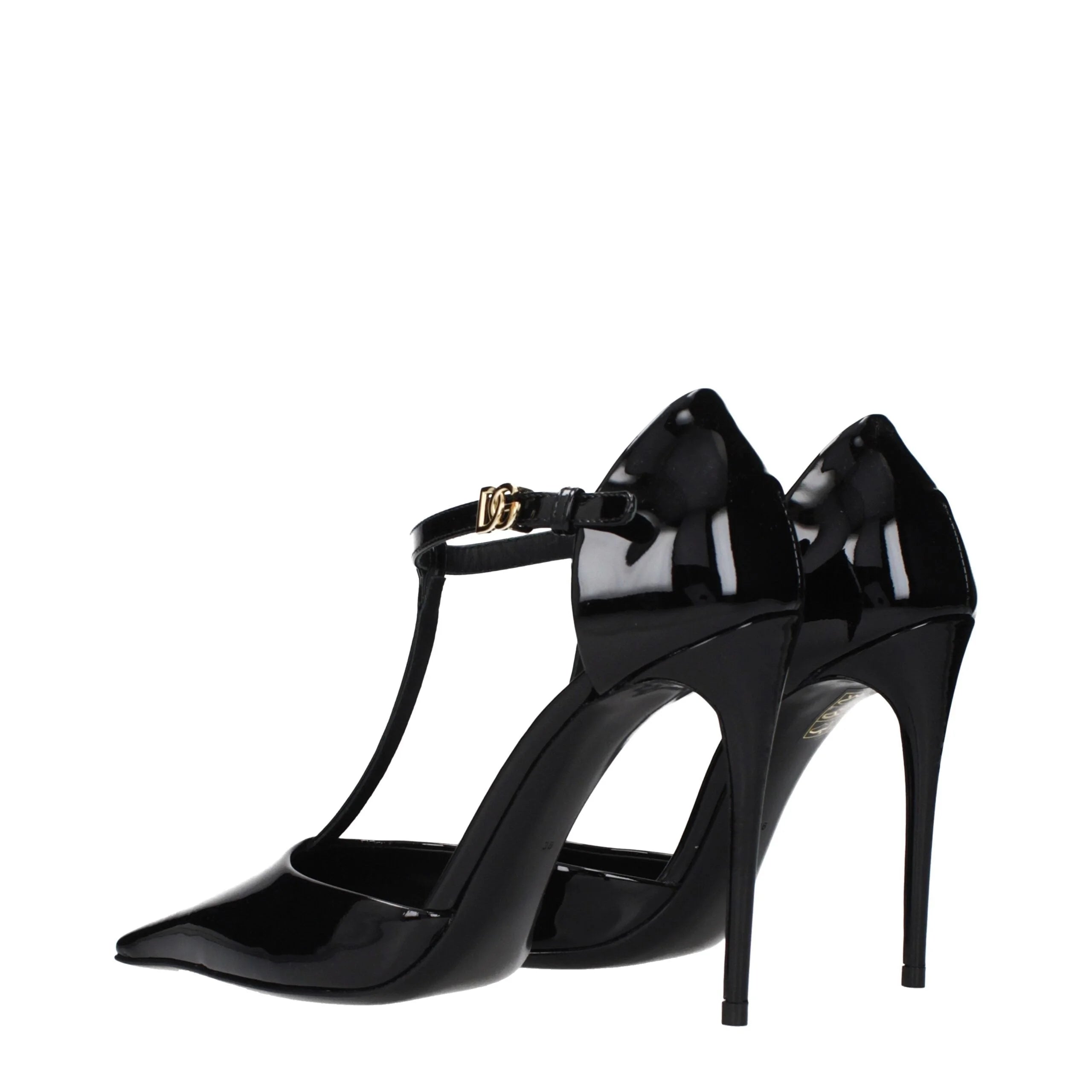 Dolce & Gabbana Black Leather Pumps - EU38/US8