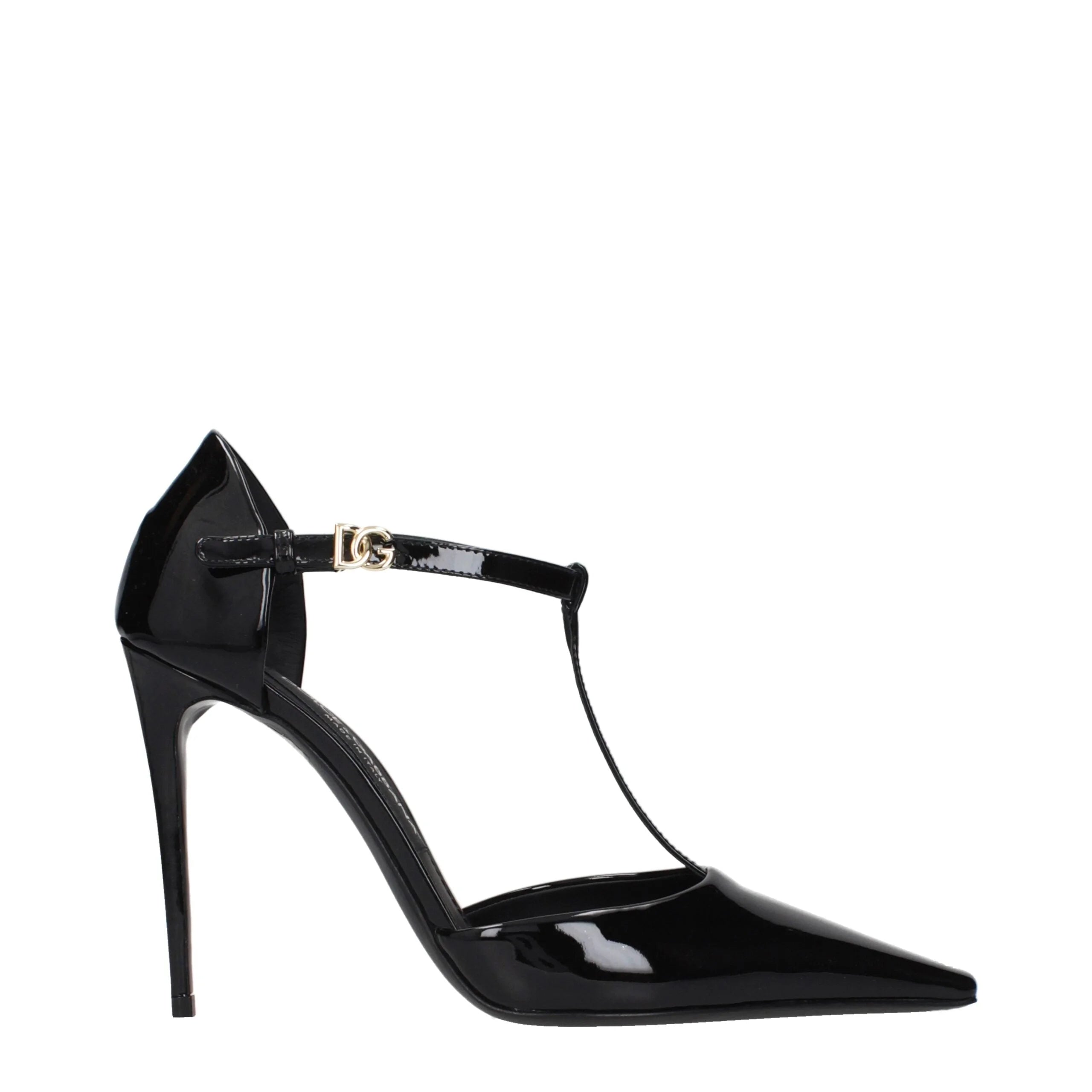 Dolce & Gabbana Black Leather Pumps - EU38/US8