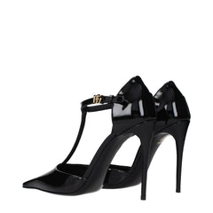 Dolce & Gabbana Black Leather Pumps - EU38/US8