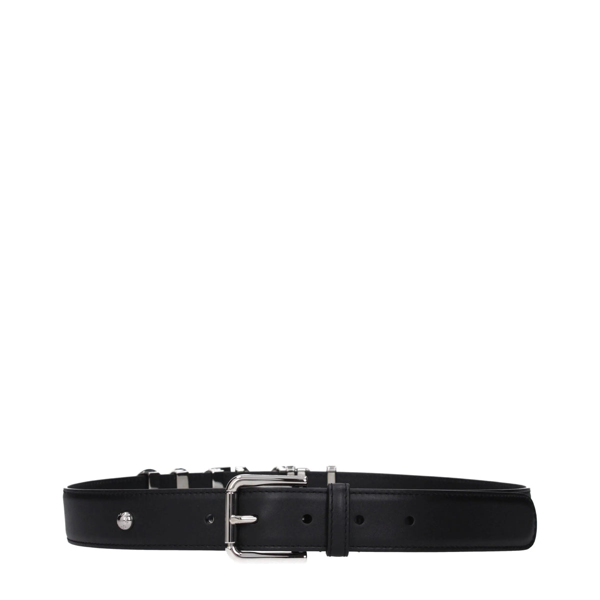 Dolce & Gabbana Schwarzer Ledergürtel