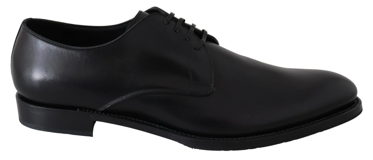 Dolce & Gabbana Black Leather SARTORIA Hand Made Shoes - Shoes