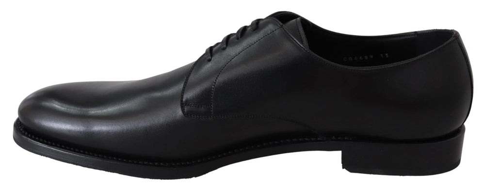 Dolce & Gabbana Black Leather SARTORIA Hand Made Shoes - Shoes