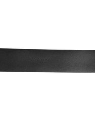 Dolce & Gabbana Black Leather Side Rings Brass Buckle Belt - 90 cm / 36 Inches
