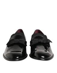 Dolce & Gabbana mustad nahast libistatavad meeste mokassiinid - EU44/US11