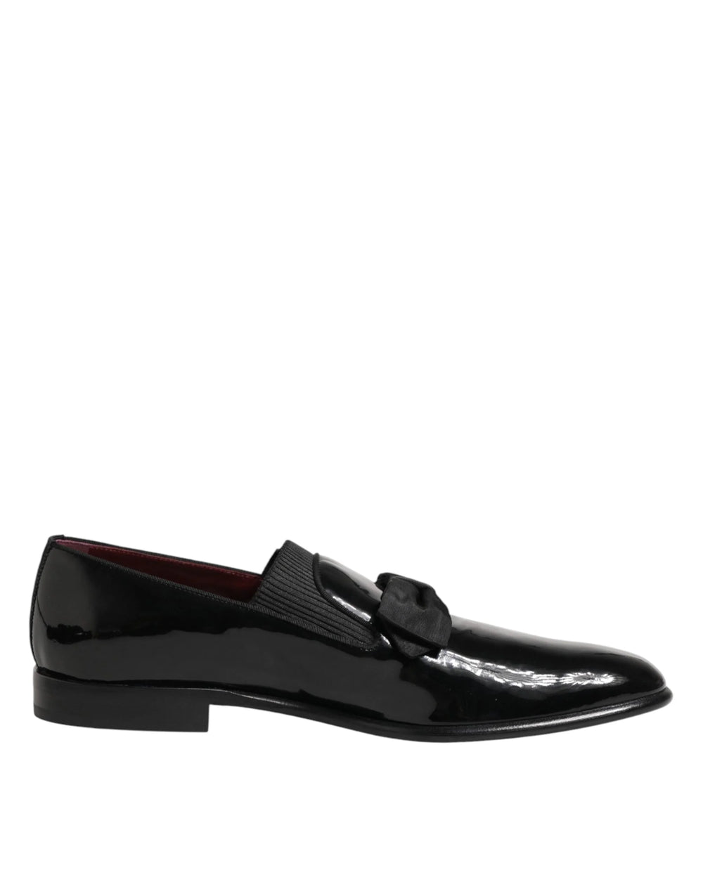 Dolce & Gabbana mustad nahast slip-on meeste dresskingad - EU44/US11