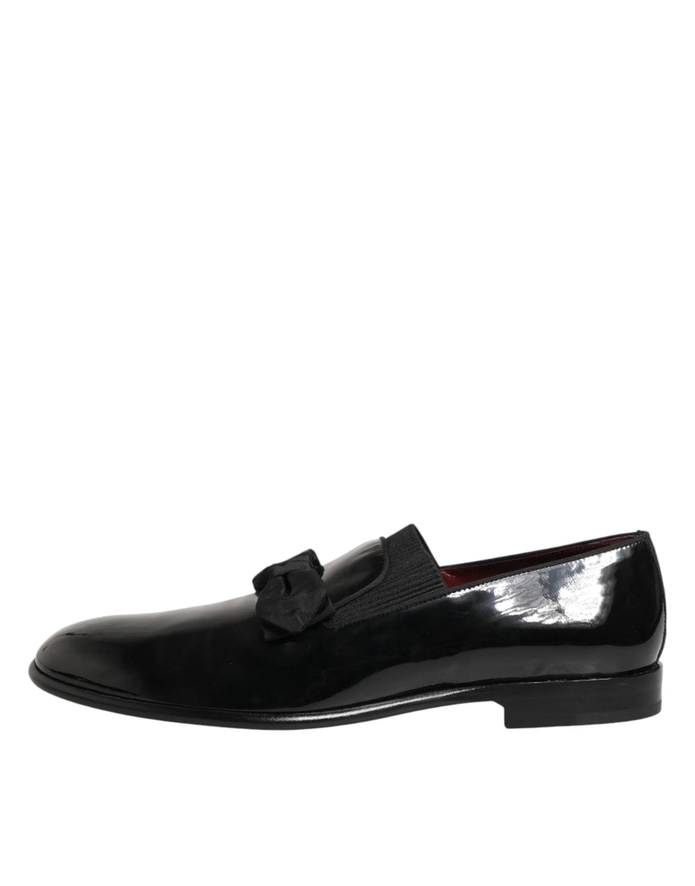 Dolce & Gabbana mustad nahast slip-on meeste dresskingad - EU44/US11