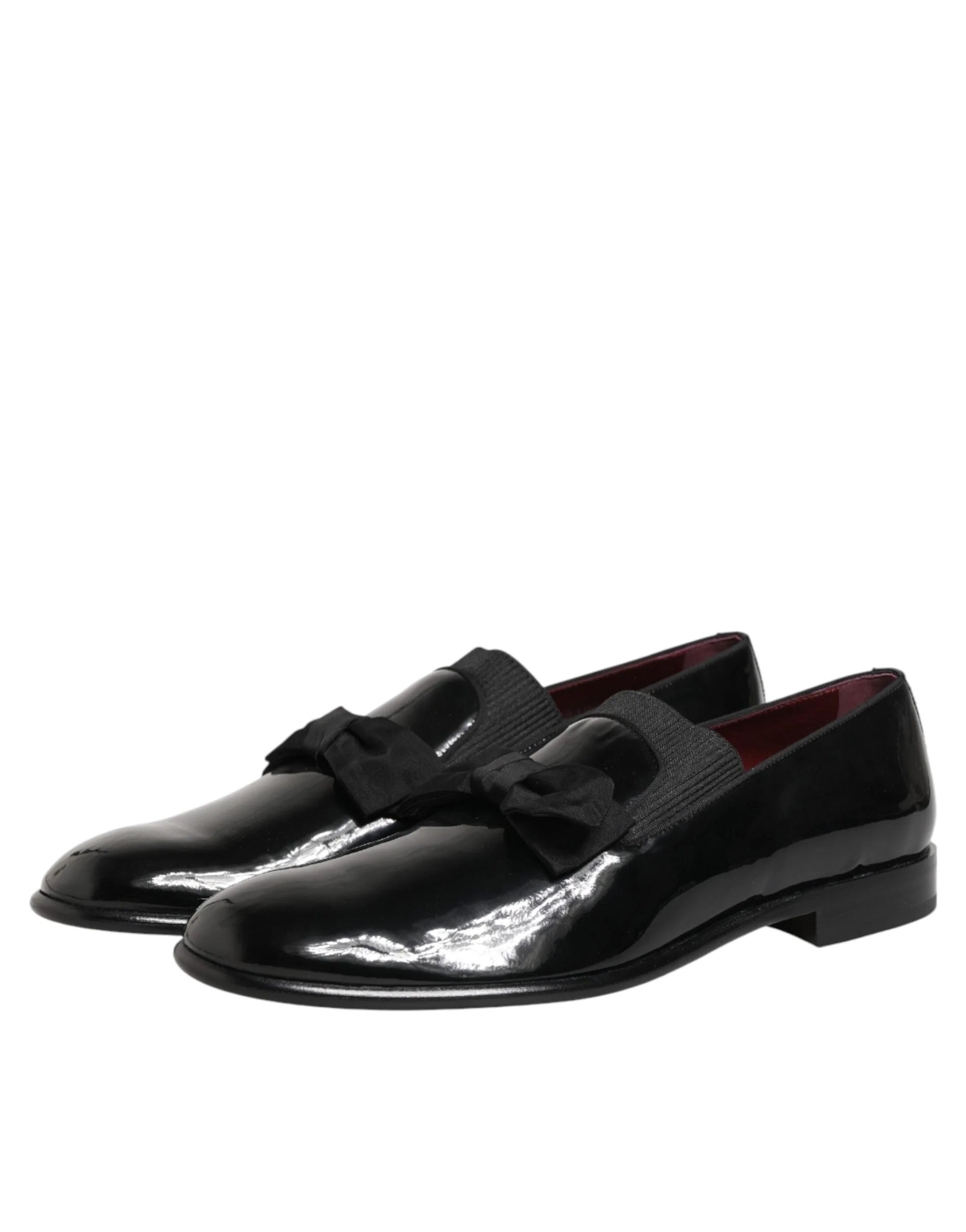 Dolce & Gabbana mustad nahast libistatavad meeste mokassiinid - EU44/US11