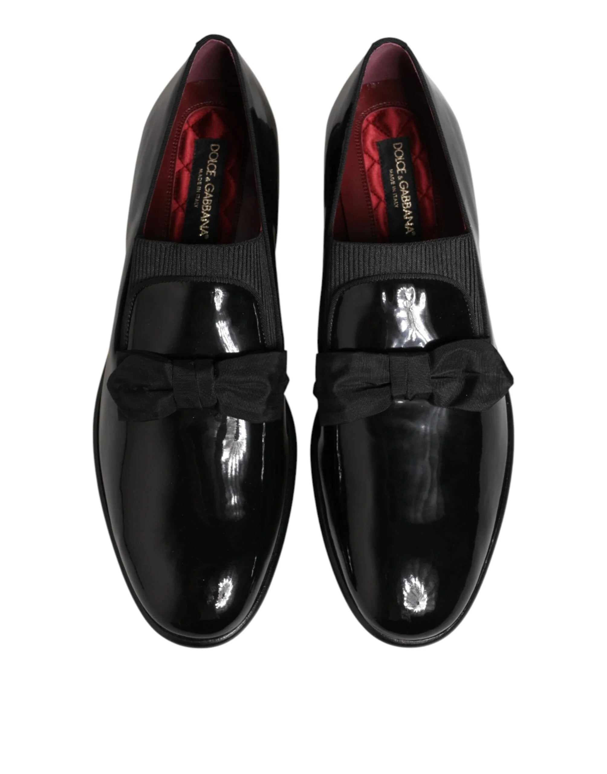 Dolce & Gabbana mustad nahast libistatavad meeste mokassiinid - EU44/US11