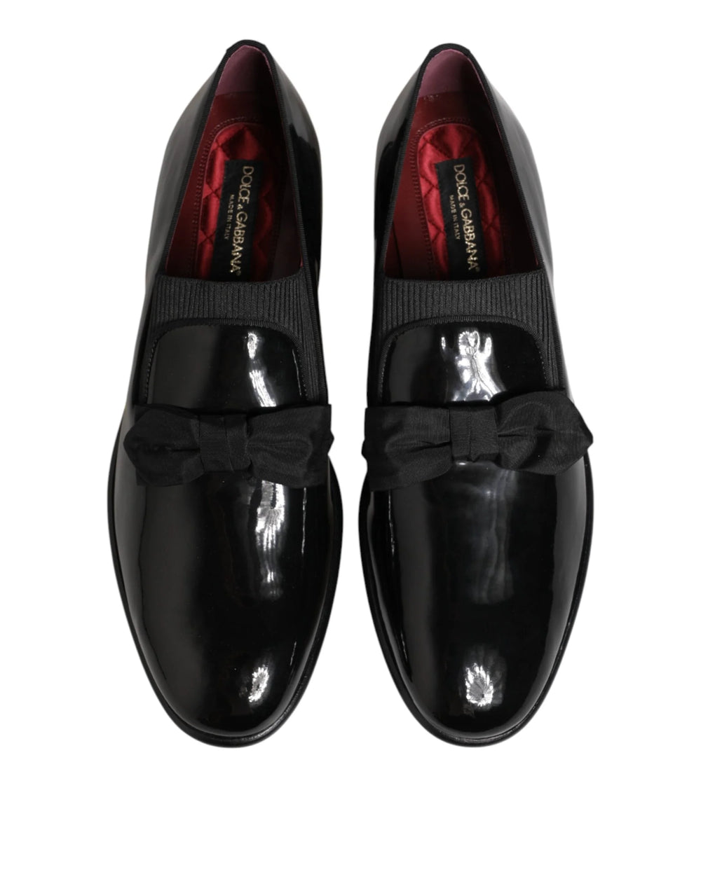 Dolce & Gabbana mustad nahast libistatavad meeste mokassiinid - EU44/US11