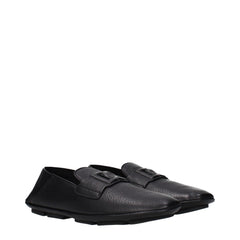 Zapatos mocasines Dolce & Gabbana de cuero negro tipo slip-on