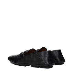 Zapatillas mocasines de cuero negro Dolce & Gabbana para hombre