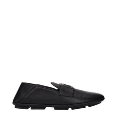Zapatos mocasines Dolce & Gabbana de cuero negro tipo slip-on