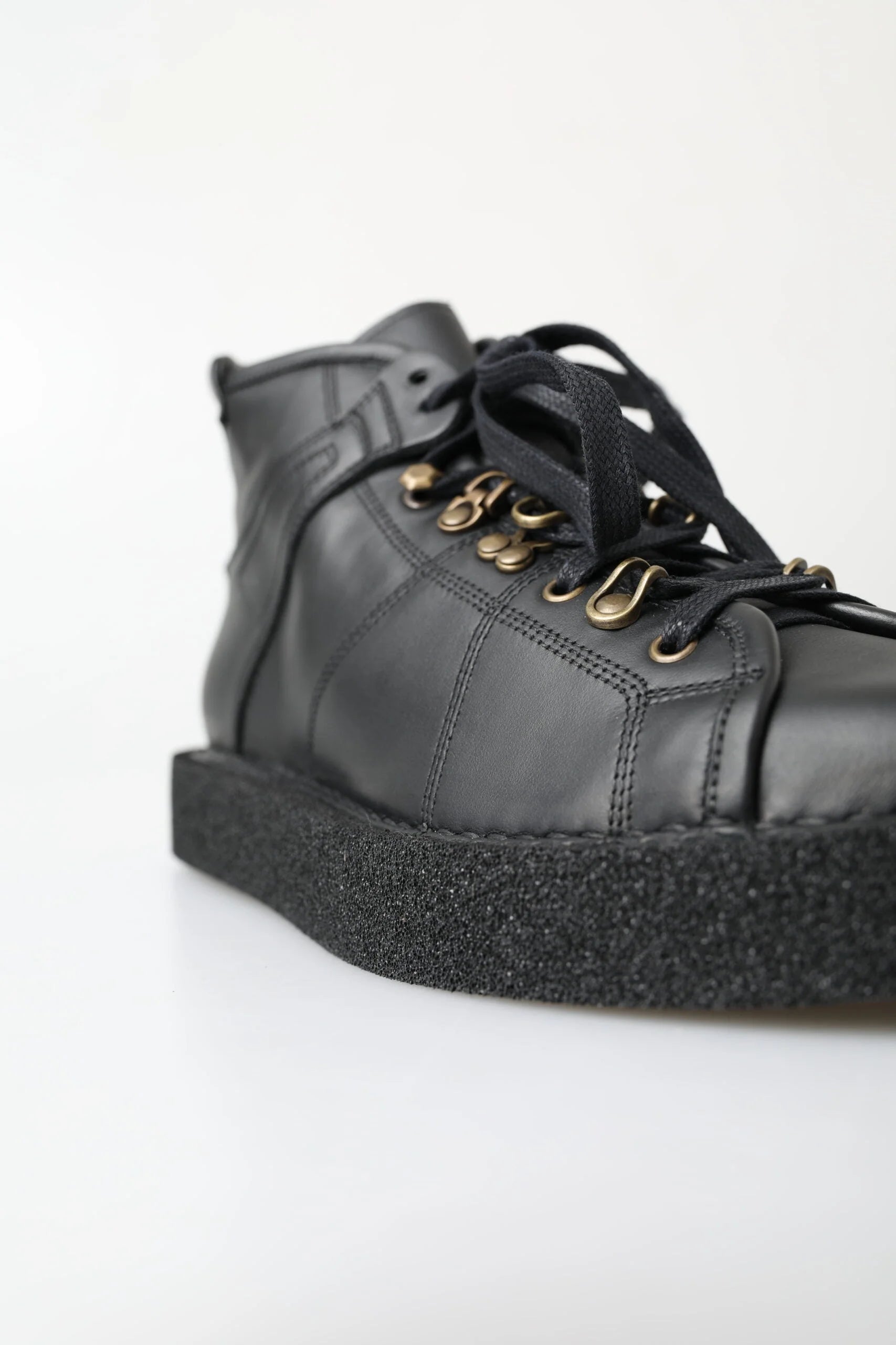 Dolce & Gabbana Black Leather Slip on Stretch Boots - EU40/US7