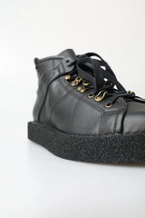 Dolce & Gabbana Black Leather Slip on Stretch Boots - EU40/US7