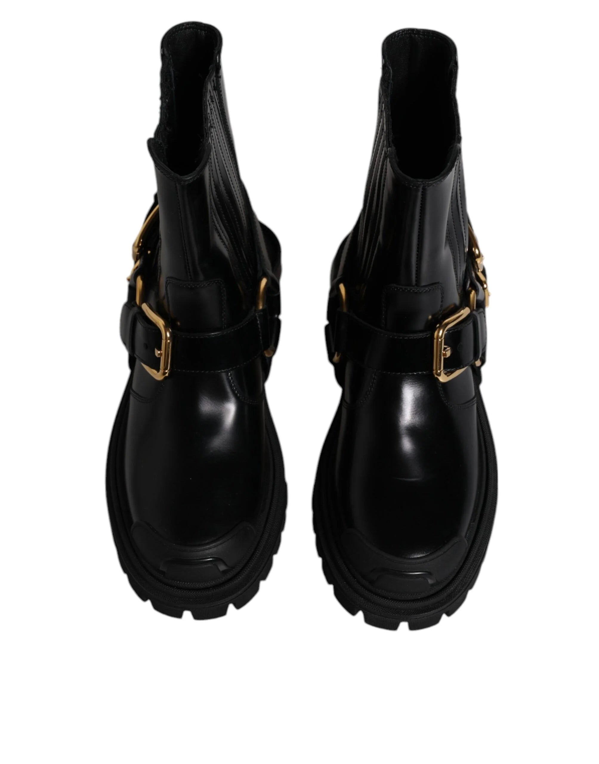 Stivali da trekking Dolce & Gabbana in pelle nera - EU37.5/US7