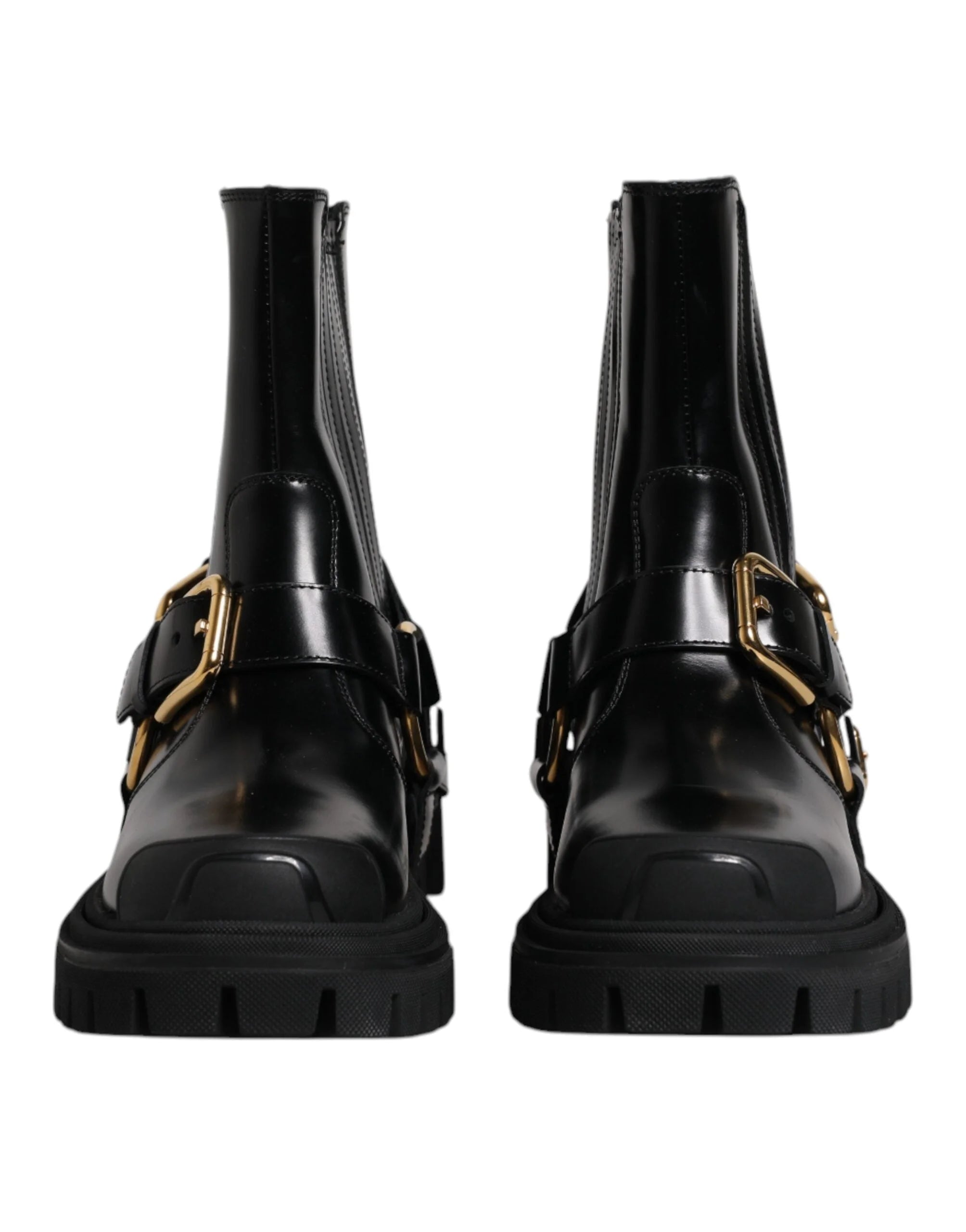 Stivali da trekking Dolce & Gabbana in pelle nera - EU37.5/US7