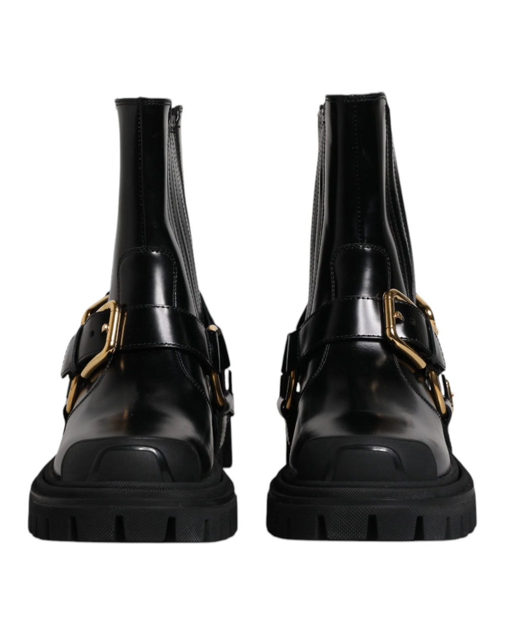 Stivali da trekking Dolce & Gabbana in pelle nera - EU37.5/US7