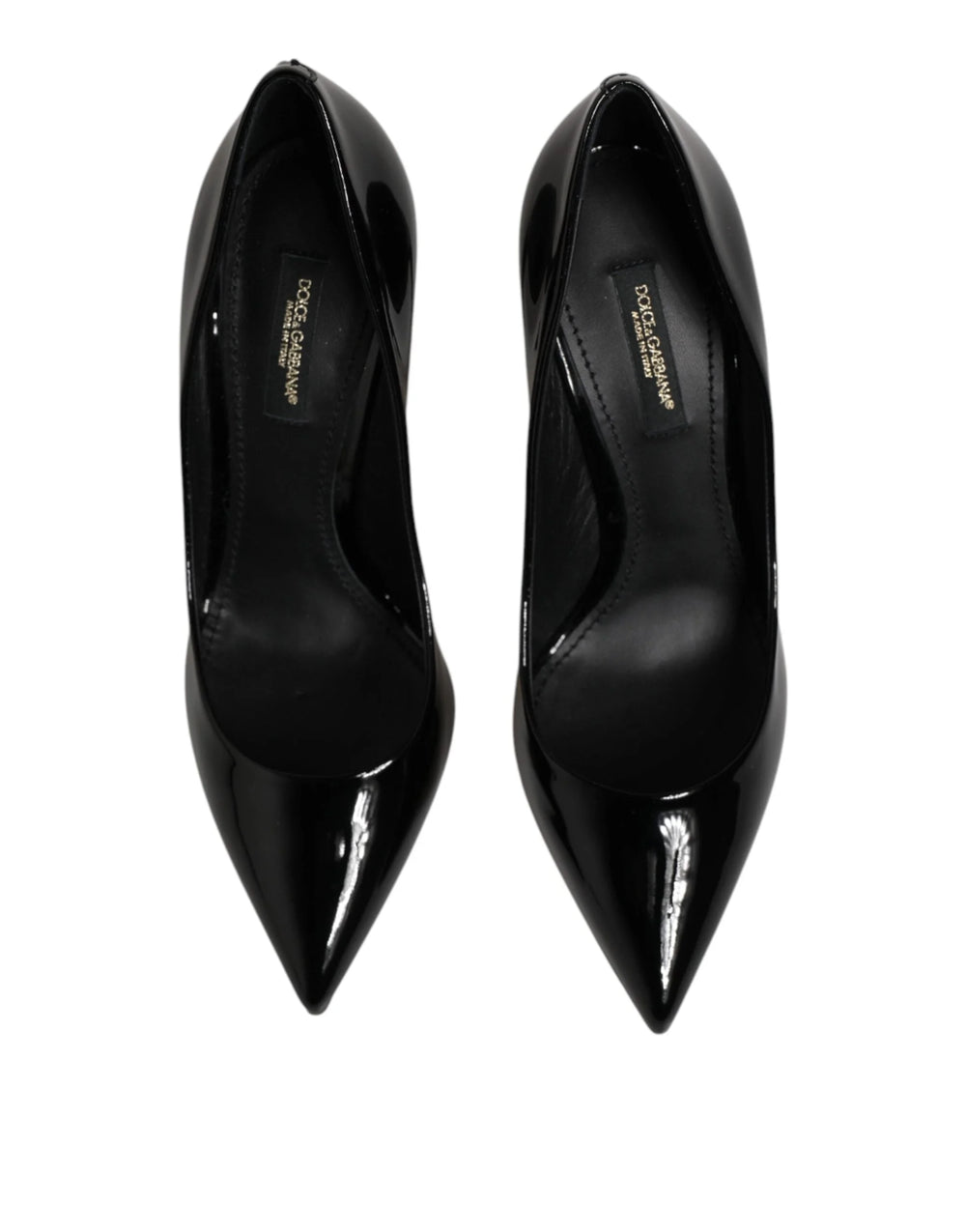 Dolce & Gabbana Black Leather Stiletto Heels Pumps Shoes - EU36/US5.5 - Heels