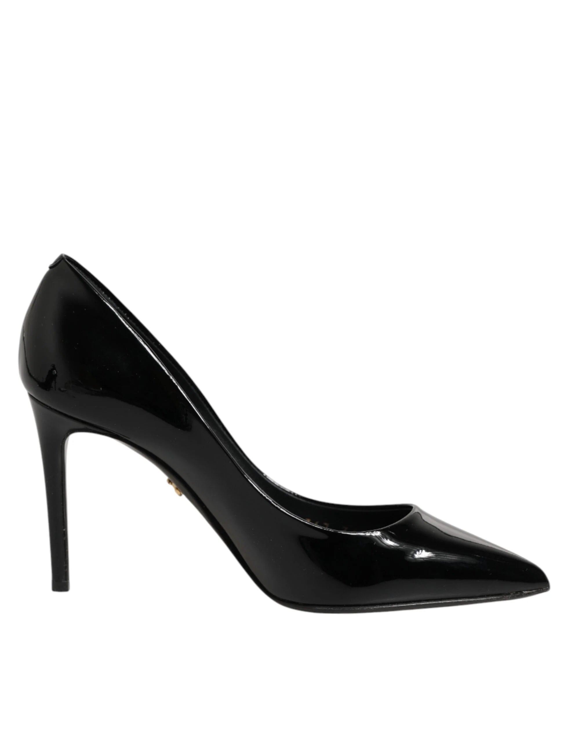 Dolce & Gabbana Black Leather Stiletto Heels Pumps Shoes - EU36/US5.5 - Heels