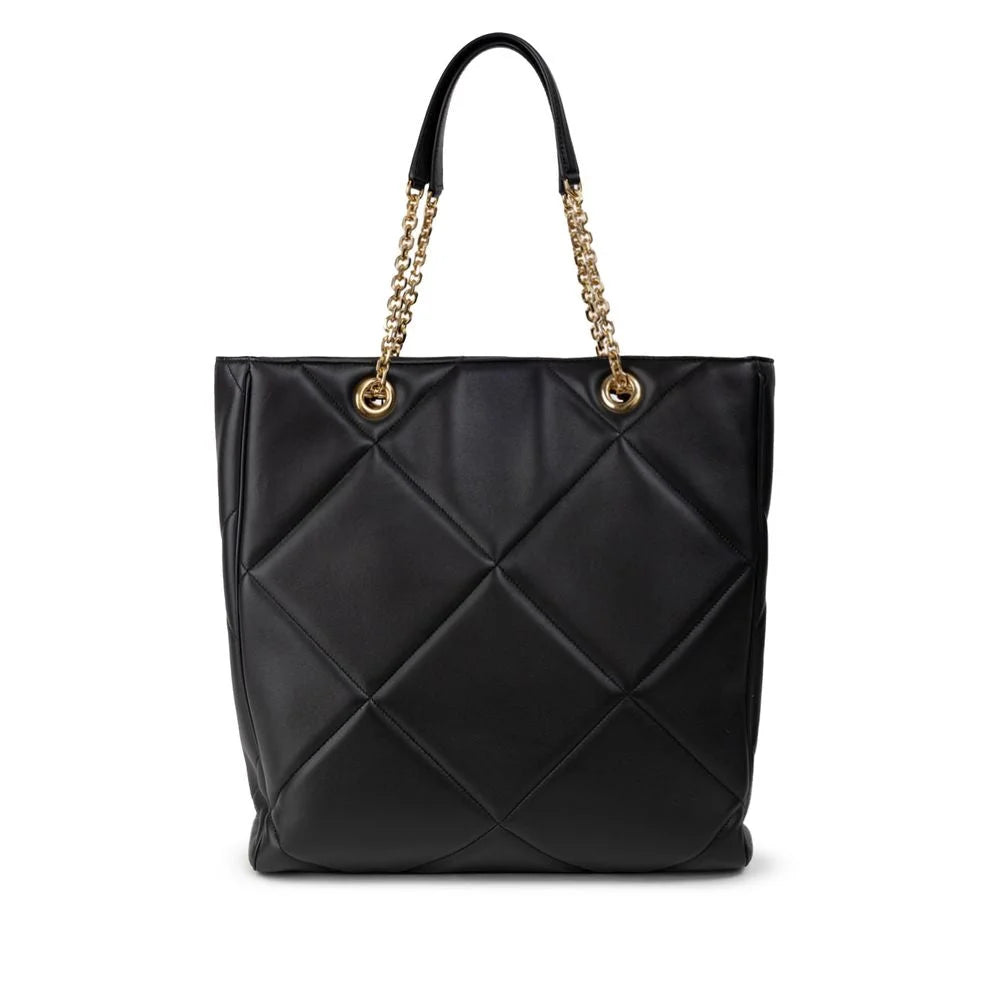Dolce & Gabbana Black Leather Tote Bag