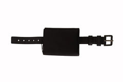 Dolce & Gabbana Black Leather Trifold Purse Belt Strap Multi Kit Wallet - Wallets