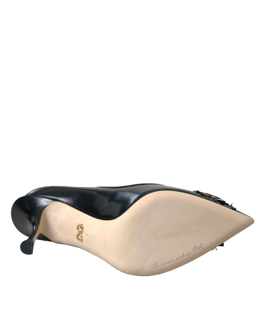 Dolce & Gabbana musta nahkaa, WOW-tarkistus, korkokengät