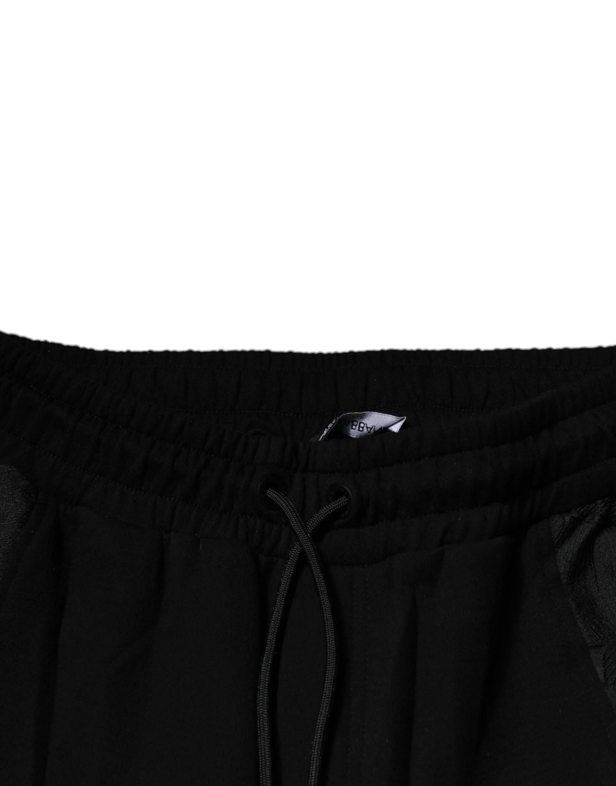 Dolce & Gabbana Black Leopard Slim Fit Jogger Pants - IT44 | XS - Joggers