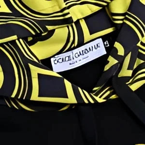 Dolce & Gabbana Black Logo Cotton Hooded Sweatshirt Sweater - IT46 | S - Hoodies