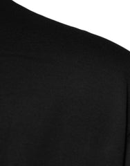 Dolce & Gabbana Black Logo Crew Neck Short Sleeves T-shirt - IT58 | 3XL - T-Shirts