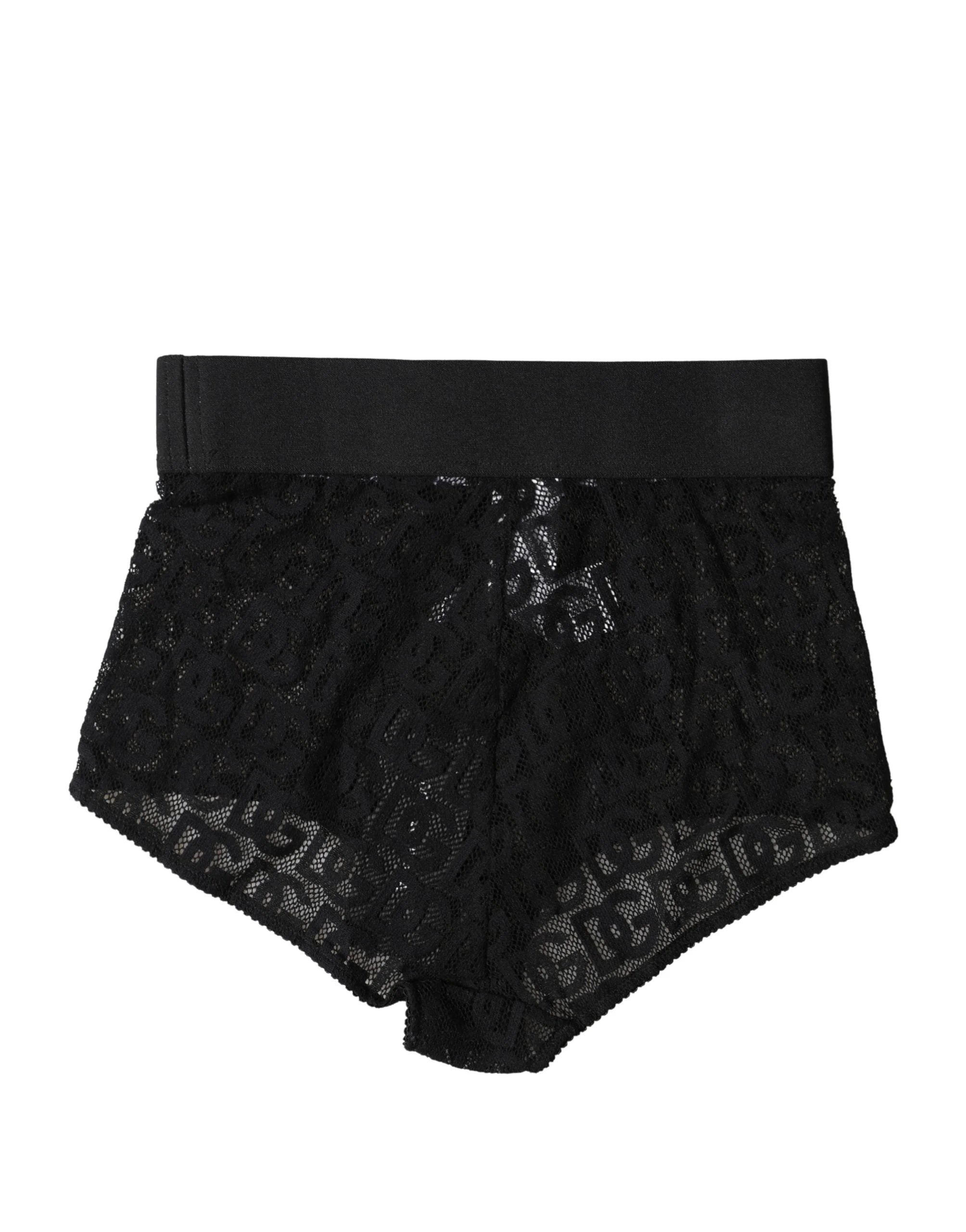 Dolce & Gabbana Black Logo Girdle High Waist Panty Underwear - IT2 | S