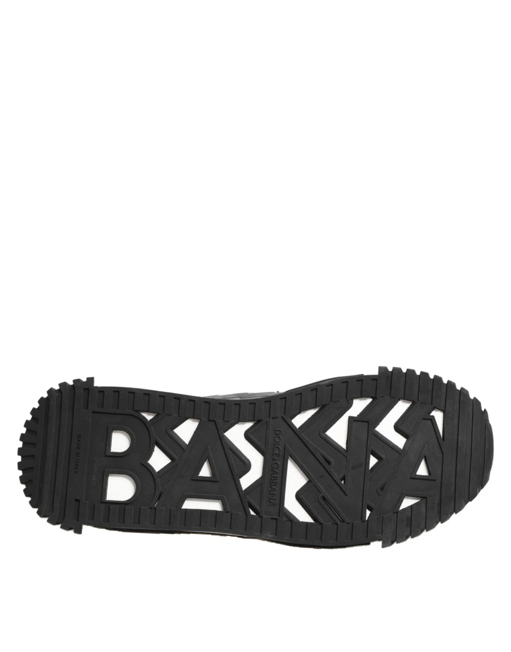 Dolce & Gabbana Black Logo Lace Low Top NS1 Sneaker Shoes - Sneakers