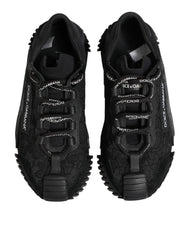 Dolce & Gabbana Black Logo Lace Low Top NS1 Sneakers Shoes - EU36.5/US6