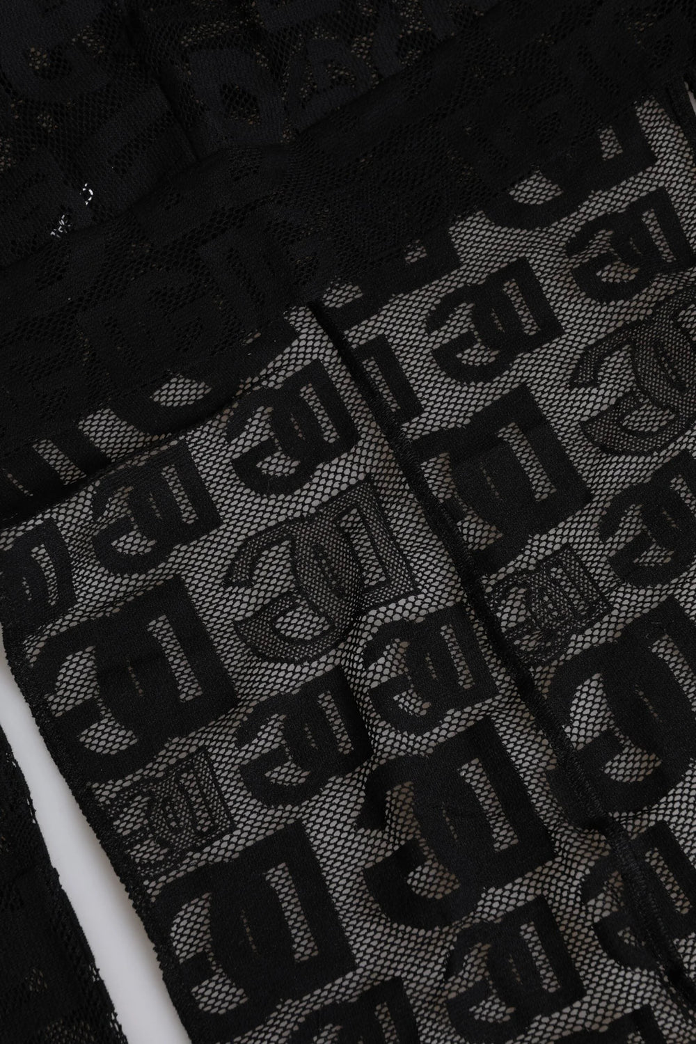 Dolce & Gabbana Black Logo Mesh Whole Head Wrap Hat - 58 cm|M - Balaclavas