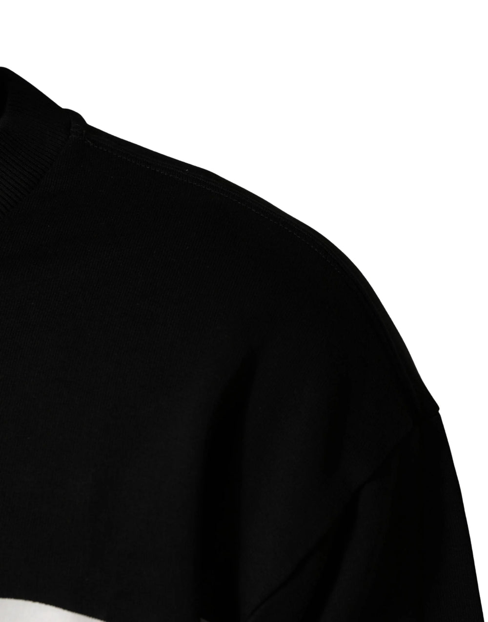 Dolce & Gabbana Black Logo Milano Cotton Sweatshirt Sweater - IT44 | XS