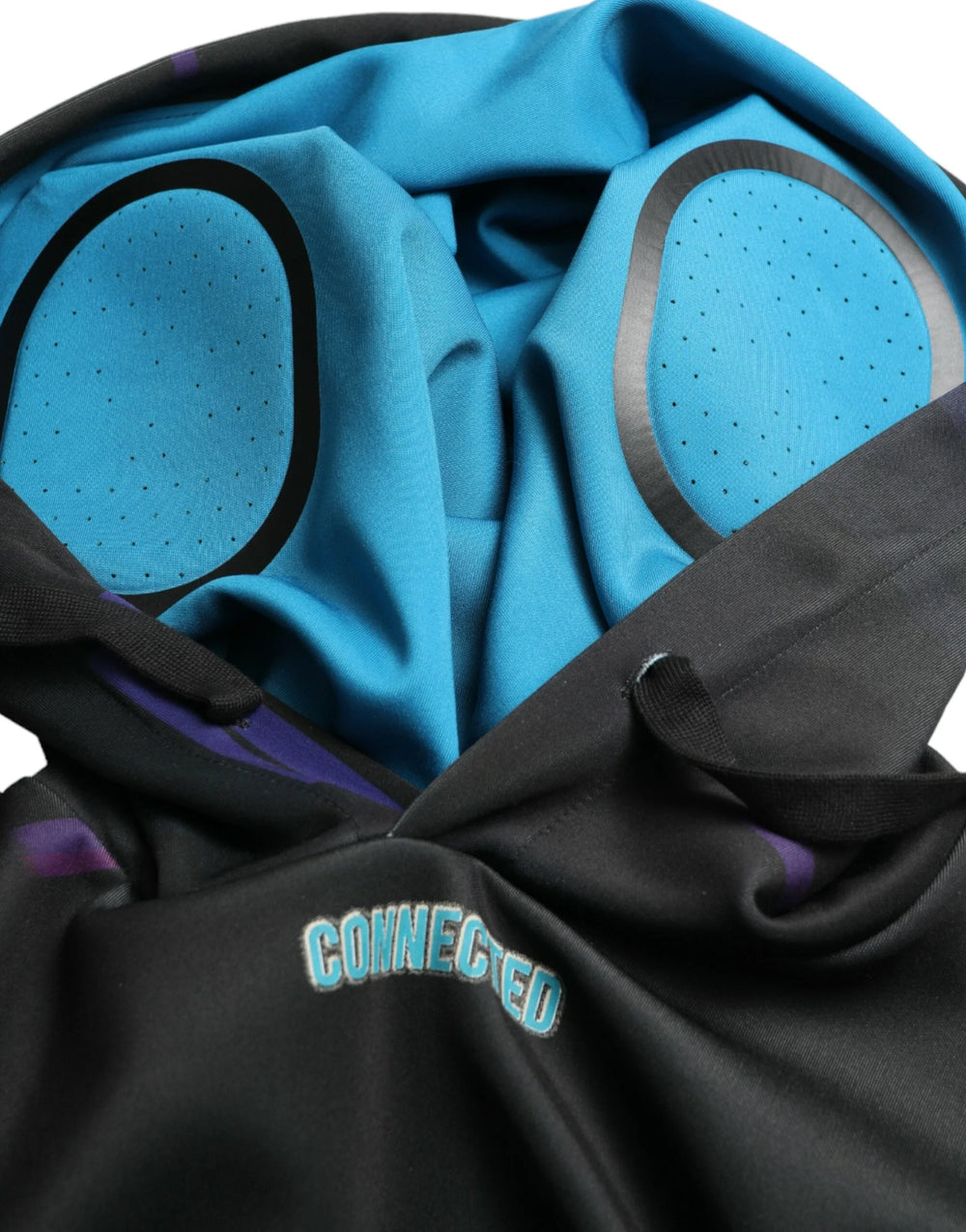 Dolce & Gabbana Black Logo Print Hooded Sweatshirt Sweater - IT58 | XXL - Hoodies