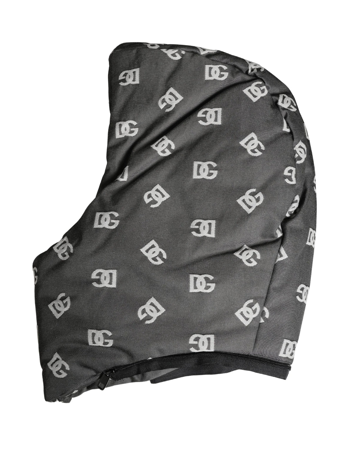 Dolce & Gabbana Black Logo Print Whole Head Wrap Capello Hat - Hats